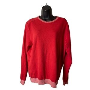 Ted Baker London Red Crew Neck Sweatshirt Women's Size 5 (14)